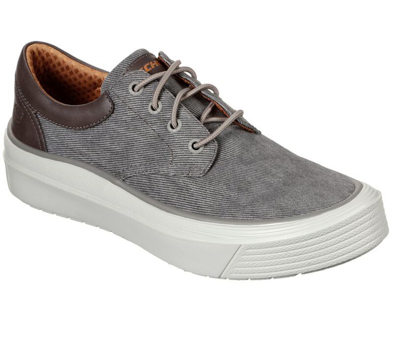 Skechers Herr Khaki Slip On - Viewport - Talson - Sverige (BLFNS-4678)